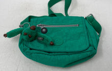 Load image into Gallery viewer, Kipling Womens Sabian Green Adjustable Strap Crossbody Purse W/ Monkey Keychain
