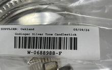Load image into Gallery viewer, Godinger Silver-Tone Collectible Home Decorative Candlestick Holder