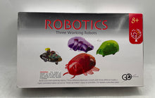 Load image into Gallery viewer, Go Science Robotics Build Your Own Three Working Robots Open Box Not Tested