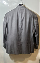Load image into Gallery viewer, Studio Milano Mens Gray Long Sleeve Notch Lapel Two-Button Blazer Size 52R