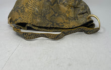 Load image into Gallery viewer, Antonio Melani Womens Yellow Printed Inner Pockets Shoulder Handbag