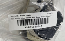 Load image into Gallery viewer, Authentic Nike Kids Air Jordan 3 Retro White Gray Sneaker Shoes Size 8C Worn