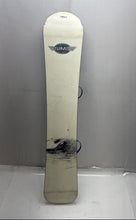 Load image into Gallery viewer, Sims Black White Blue Wave Curling Graphic Design Snowboard With Bindings