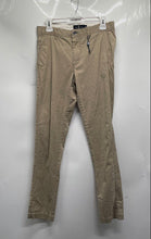 Load image into Gallery viewer, Psycho Bunny Mens Khaki Slash Pockets Flat Front Harry Slim Chino Pants Size 30