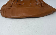 Load image into Gallery viewer, G Series Womens Brown Leather Inner Pockets Double Handle Shoulder Handbag