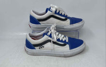 Load image into Gallery viewer, Vans Mens Old Skool 500714 Blue White Low Top Lace-Up Sneaker Shoes Size 5