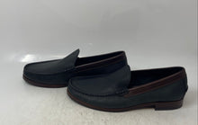 Load image into Gallery viewer, Trask Mens Black Leather Almond Toe Slip-On Casual Loafer Shoes Size 9M