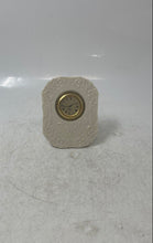 Load image into Gallery viewer, Lenox Cream Porcelain Embossed Georgian Quartz Roman Numeral Display Desk Clock