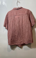 Load image into Gallery viewer, Columbia Mens Pale Red Cotton Short Sleeve Regular Fit Button-Up Shirt Size L