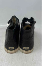 Load image into Gallery viewer, UGG Womens Black Leather Lace-Up Mid Top Closed Toe Sneaker Shoes Size 9