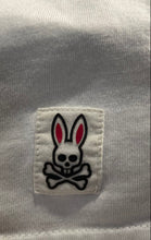Load image into Gallery viewer, Psycho Bunny Mens White Pima Cotton Short Sleeve Crew Neck Graphic T-Shirt Sz 7
