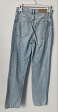 Load image into Gallery viewer, PacSun Womens Blue Denim Light Wash Distressed Dad Straight Leg Jeans Size 23