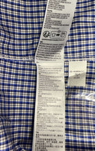 Load image into Gallery viewer, Kirkland Signature Mens Blue Plaid Long Sleeve Dress Shirt Size 17 With Tag