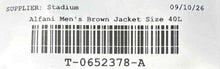 Load image into Gallery viewer, Alfani Mens Brown Pockets Long Sleeve Three-Button Blazer Size 40L