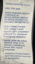 Load image into Gallery viewer, Tommy Hilfiger Girls Black Denim Elastic Waist Pull-On Jegging Jeans Pants XXS