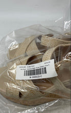Load image into Gallery viewer, Michael Shannon Womens Brown Buckle Wedge Heel Ankle Strap Sandals Size 8M