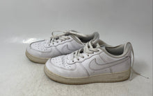 Load image into Gallery viewer, Nike Kids Air Force 1 LE DH2925-111 White Low Top Lace-Up Sneaker Shoes Size 3Y