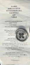 Load image into Gallery viewer, Michael Kors Mens Blue Short Sleeve Collared Button-Up Shirt Size Medium