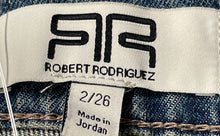 Load image into Gallery viewer, Robert Rodriguez Womens Light Blue Denim Medium Wash Skinny Jeans Size 2/26