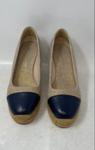 Load image into Gallery viewer, Jack Rogers Womens Beige Square Toe Slip-On Wedge Espadrille Sandals Size 8M