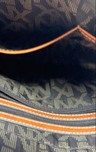 Load image into Gallery viewer, NX XN Womens Multicolor Signature Print Inner Pockets Satchel Handbag