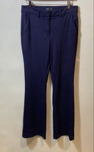 Load image into Gallery viewer, Authentic Simply Vera Vera Wang Womens Navy Blue Straight Leg Dress Pants Size 8