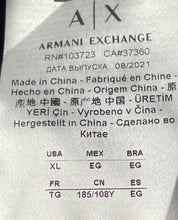 Load image into Gallery viewer, Armani Exchange Mens Blue Graphic Regular Fit Pullover T-Shirt Size XL