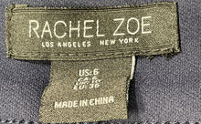 Load image into Gallery viewer, Rachel Zoe Womens Blue Flat Front Straight Leg Pull-On Trouser Pants Size 6
