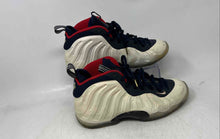 Load image into Gallery viewer, Nike Kids Little Posite One White Red Blue Mid Top Lace-Up Sneaker Shoes Size 5Y