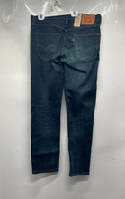 Load image into Gallery viewer, Levi's Mens 502 Blue Denim Dark Wash Pockets Stretch Tapered Jeans Size 34x32