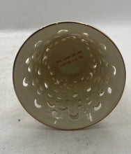 Load image into Gallery viewer, Lenox Beige Pierced Floral Design Handcrafted Decor Votive Tealight Candleholder