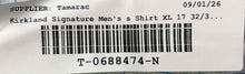 Load image into Gallery viewer, Kirkland Signature Mens White Blue Check Traditional Fit Dress Shirt Size XL