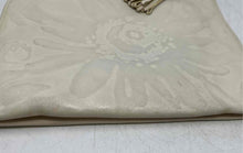 Load image into Gallery viewer, Brighton Womens Ferrara Ivory Floral Leather Tassel Zipper Shoulder Bag