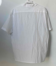 Load image into Gallery viewer, Express Mens White Short Sleeve Collared Regular Fit Button-Up Shirt Size XL