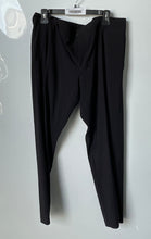 Load image into Gallery viewer, Hugo Boss Womens Black Flat Front Belt Loops Hook And Bar Dress Pants Size 34R