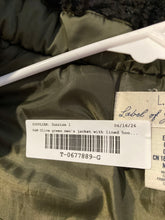 Load image into Gallery viewer, H&M Mens Olive Green Long Sleeve Full-Zip Hooded Bomber Jacket Size Large