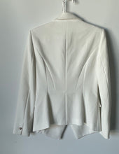 Load image into Gallery viewer, White House Black Market Womens White Peak Lapel Double Breasted Blazer Size 2