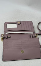 Load image into Gallery viewer, Calvin Klein Womens Light Purple Leather Adjustable Strap Lined Crossbody Bag