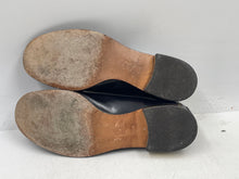 Load image into Gallery viewer, Authentic Tory Burch Womens Black Slip-On Loafer Shoes Size 5.5M Damaged