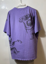 Load image into Gallery viewer, Vicious Unisex Purple Cotton Short Sleeve Crew Neck Graphic T-Shirt Size M