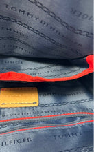 Load image into Gallery viewer, Tommy Hilfiger Womens Dark Blue Leather Adjustable Shoulder Strap Mini Backpack