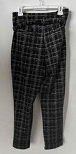 Load image into Gallery viewer, 7Th Avenue Design Studio New York & Company Womens Black Plaid Ankle Pants Sz L