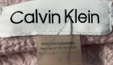 Load image into Gallery viewer, Calvin Klein Womens Lilac Crinkled Long Sleeve V-Neck Short Mini Dress Size 6