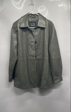 Load image into Gallery viewer, Levi Strauss & Co. Womens Green Long Sleeve Button Front Collared Jacket Size S