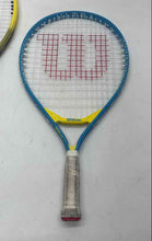 Load image into Gallery viewer, Lot Of 2 Pcs Assorted Wilson Multicolor Professional Racquets In Carrying Case