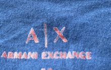 Load image into Gallery viewer, Armani Exchange Mens Navy Blue Red Short Sleeve Pullover T-Shirt Size M