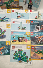 Load image into Gallery viewer, Lego Creator 3-In-1 Instruction Manuals Guide Books Lot Of 13 Pieces