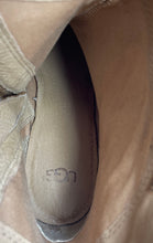 Load image into Gallery viewer, UGG Womens Annie 1095061 Brown Leather Round Toe Block Heel Ankle Booties Size 8