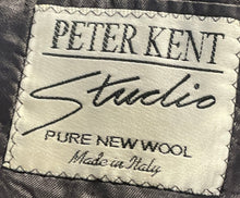 Load image into Gallery viewer, Peter Kent Mens Gray Long Sleeve Pockets Two-Button Blazer Size 42M