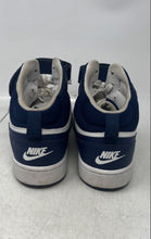 Load image into Gallery viewer, Nike Kids Court Borough Mid 2 GS CD7782-107 White Blue Basketball Shoes Size 7Y